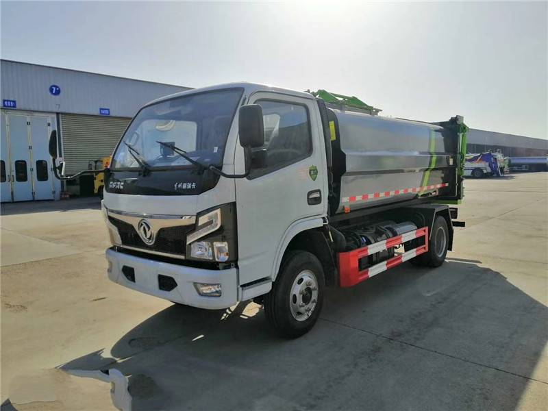 國六8方側裝壓縮垃圾車