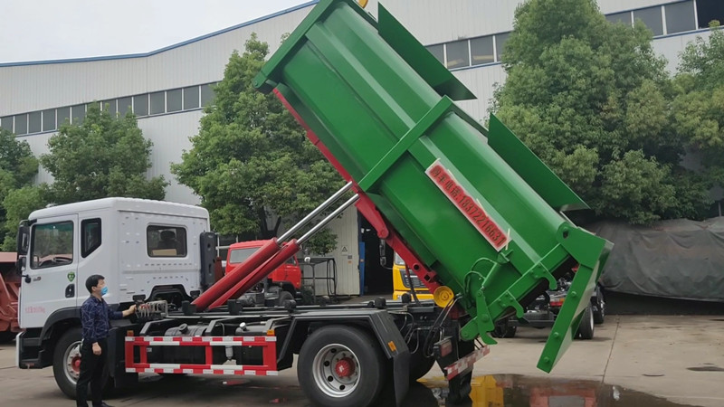 東風天錦12方15方車廂可卸式垃圾車